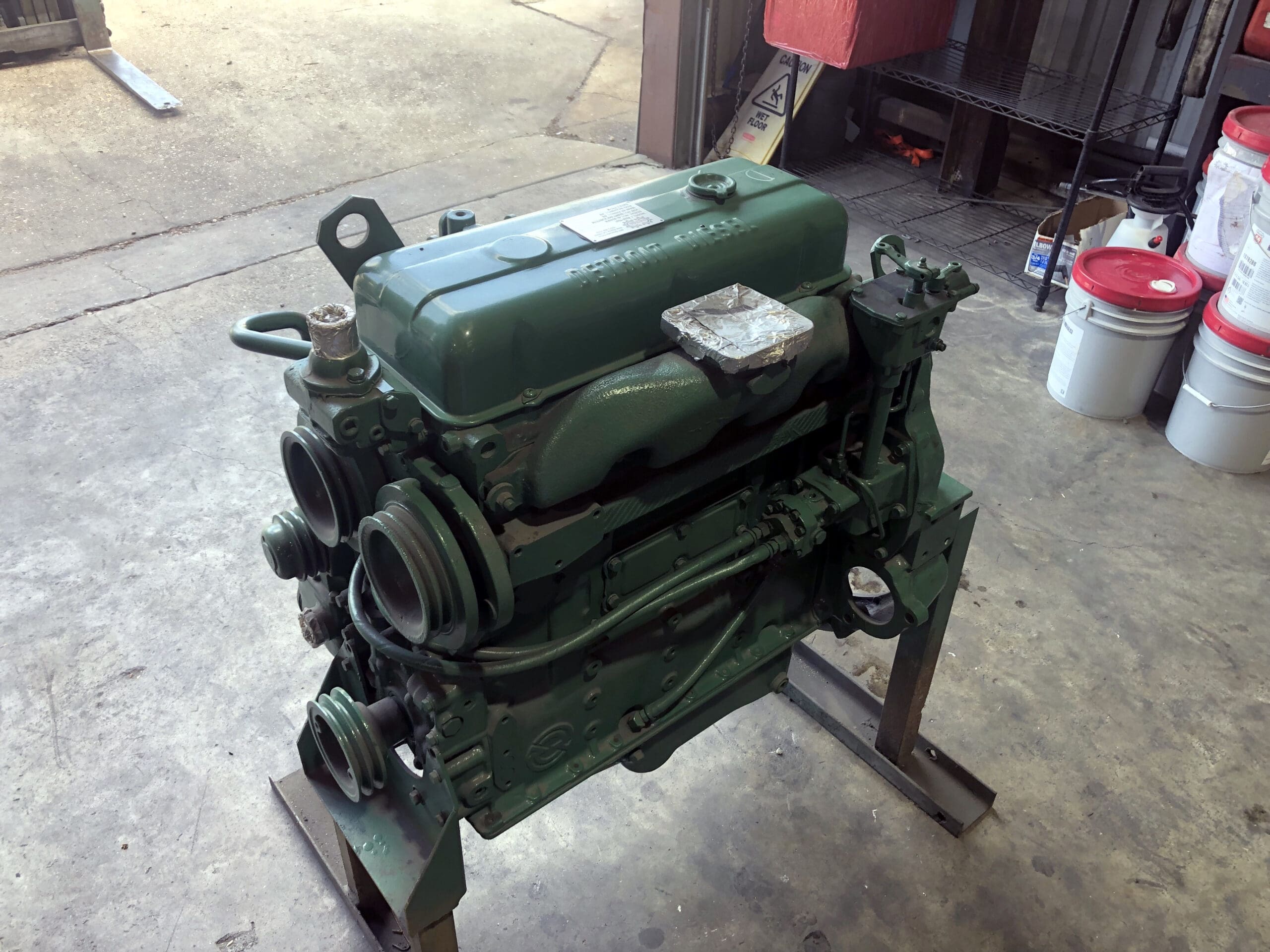 DETROIT. コヤマシゲト CCMS C96 Detroit Diesel 4-53 Double Oil Cooler Reman Engine - Ultra